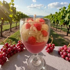 Strawberry shortcake strawberry cheesecake 18 oz handmade candle